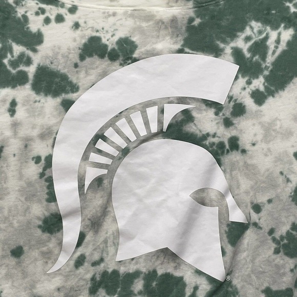 PINK Shirt Womens Small Green Michigan State 5th And Ocean Spartans VS Athletic - Picture 5 of 10